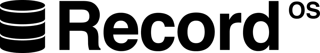 record logo